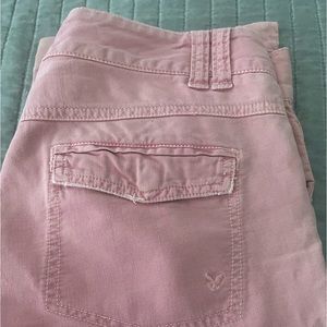 Pink American Eagle Capris.  Size 10